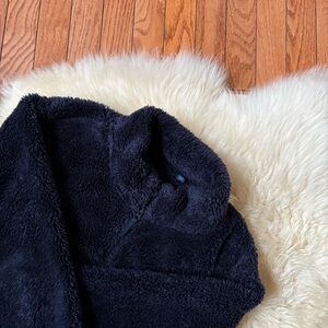 Uniqlo Navy Fleece Full Zip Jacket